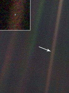 Pale Blue Dot pale blue dot 221x300 Pale Blue Dot, the Most Epic Photo Ever Taken