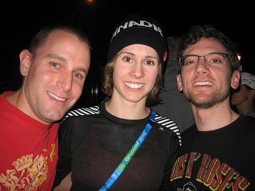NorthGeek with silver medalist Jenn Heil