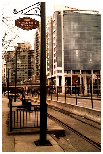 Science World Station for the Olympic Line streetcar #van2010