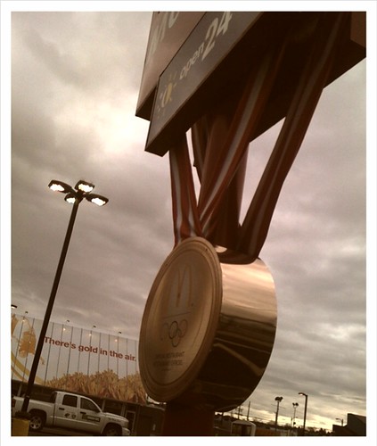 Epicenter of #van2010 athletes? Golden arches next to Athletes  Village