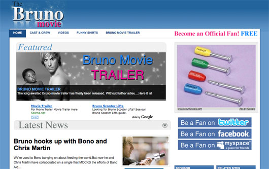 Bruno homepage
